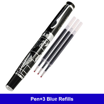 Vânzare fierbinte Full Metal World Map Design Roller Ballpoint Pen Birou Bărbați de afaceri Cadou de zi de naștere Pix de scris poate face logo