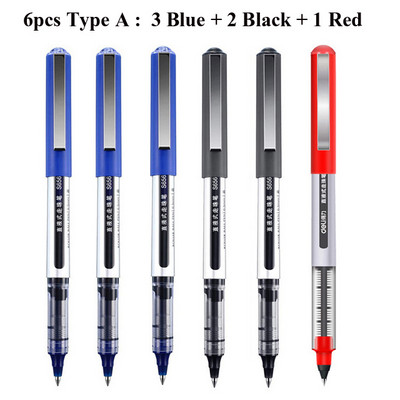 Deli RollerBall Pens, 0,5 mm Fine Point Liquid Gel Ink Rolling Ball Brzo sušeći Gel Pen za školsko uredsko pisanje