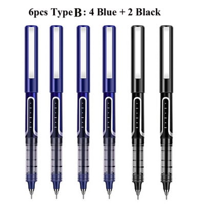 Deli RollerBall Pens, 0,5 mm Fine Point Liquid Gel Ink Rolling Ball Brzo sušeći Gel Pen za školsko uredsko pisanje