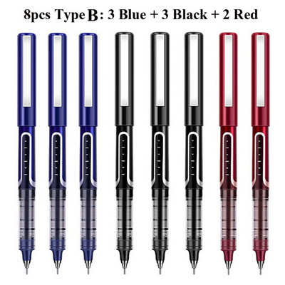Deli RollerBall Pens, 0,5 mm Fine Point Liquid Gel Ink Rolling Ball Brzo sušeći Gel Pen za školsko uredsko pisanje