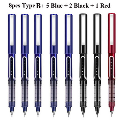 Deli RollerBall Pens, 0,5 mm Fine Point Liquid Gel Ink Rolling Ball Brzo sušeći Gel Pen za školsko uredsko pisanje