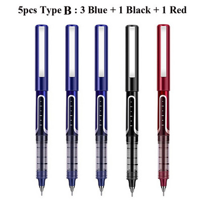 Deli RollerBall Pens, 0,5 mm Fine Point Liquid Gel Ink Rolling Ball Brzo sušeći Gel Pen za školsko uredsko pisanje