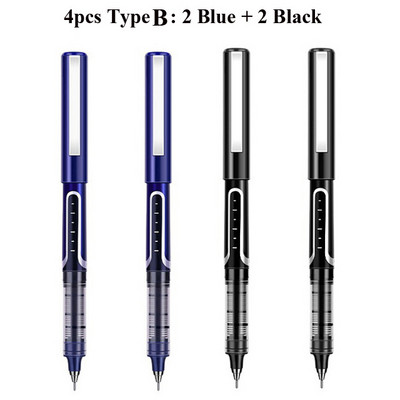 Deli RollerBall Pens, 0,5 mm Fine Point Liquid Gel Ink Rolling Ball Brzo sušeći Gel Pen za školsko uredsko pisanje