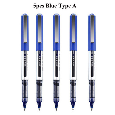 Deli RollerBall Pens, 0,5 mm Fine Point Liquid Gel Ink Rolling Ball Brzo sušeći Gel Pen za školsko uredsko pisanje