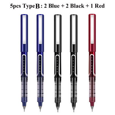 Deli RollerBall Pens, 0,5 mm Fine Point Liquid Gel Ink Rolling Ball Brzo sušeći Gel Pen za školsko uredsko pisanje