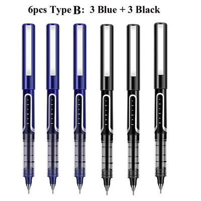 Deli RollerBall Pens, 0,5 mm Fine Point Liquid Gel Ink Rolling Ball Brzo sušeći Gel Pen za školsko uredsko pisanje