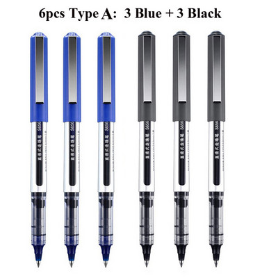 Deli RollerBall Pens, 0,5 mm Fine Point Liquid Gel Ink Rolling Ball Brzo sušeći Gel Pen za školsko uredsko pisanje