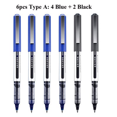Deli RollerBall Pens, 0,5 mm Fine Point Liquid Gel Ink Rolling Ball Brzo sušeći Gel Pen za školsko uredsko pisanje