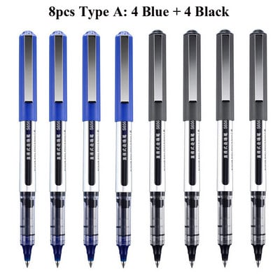 Deli RollerBall Pens, 0,5 mm Fine Point Liquid Gel Ink Rolling Ball Brzo sušeći Gel Pen za školsko uredsko pisanje