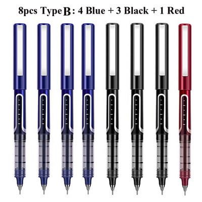 Deli RollerBall Pens, 0,5 mm Fine Point Liquid Gel Ink Rolling Ball Brzo sušeći Gel Pen za školsko uredsko pisanje