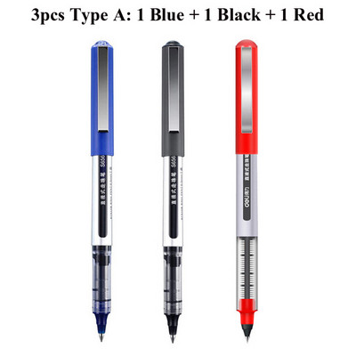 Deli RollerBall Pens, 0,5 mm Fine Point Liquid Gel Ink Rolling Ball Brzo sušeći Gel Pen za školsko uredsko pisanje