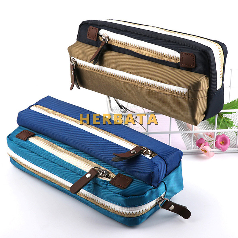 Τσάντα στυλό τριών στρωμάτων Σχολική μολυβοθήκη υψηλής χωρητικότητας για σχολικά είδη γραφείου Χαρτικά