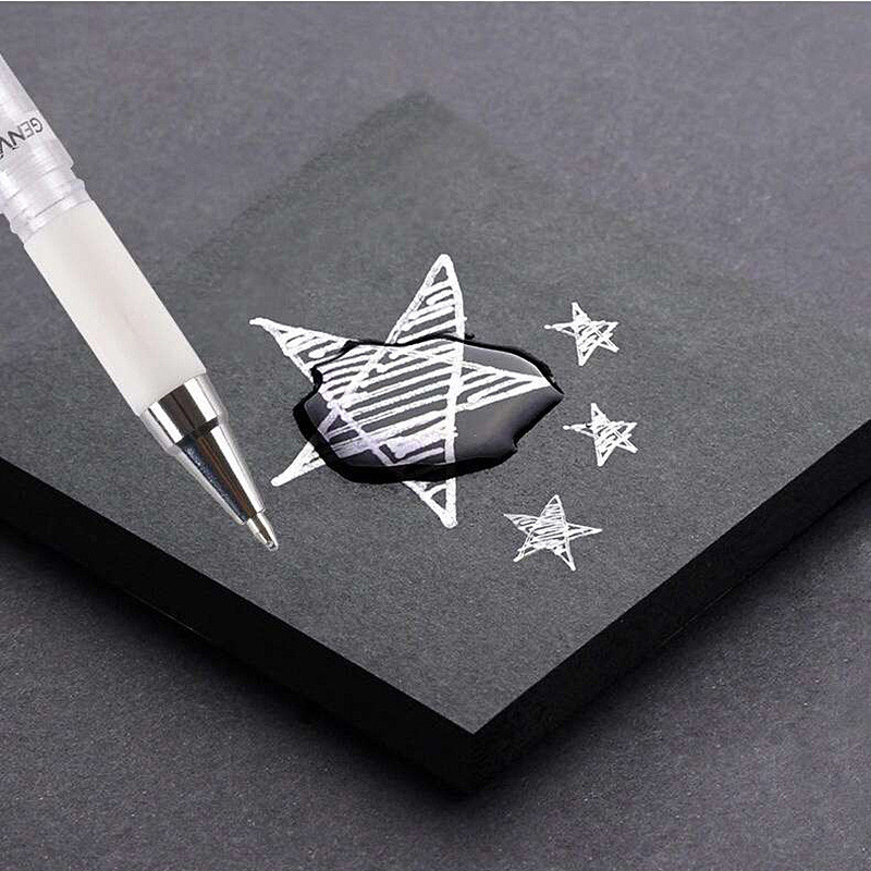3 buc/lot White Glod Silver Highlight Art Painting Pen 1.0mm Creativ Waterproof Marker Vopsea Pen Papetărie școlară