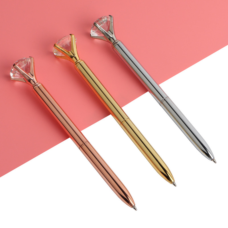 1+10 KOM/Set Kawaii pribor Kemijska olovka Veliki dijamant Veliki dijamantni pribor Čarobna olovka Modni školski uredski pribor