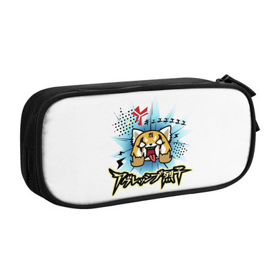 Aggretsuko Fenneko Korejske pernice Djevojčica Dječak Veliki kapacitet Japan Anime Agresivna Retsuko Pernica Studenti Pribor