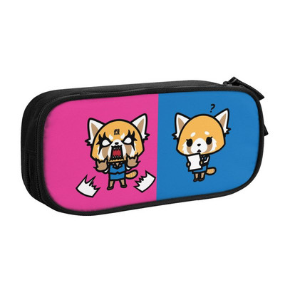 Aggretsuko Fenneko Korejske pernice Djevojčica Dječak Veliki kapacitet Japan Anime Agresivna Retsuko Pernica Studenti Pribor