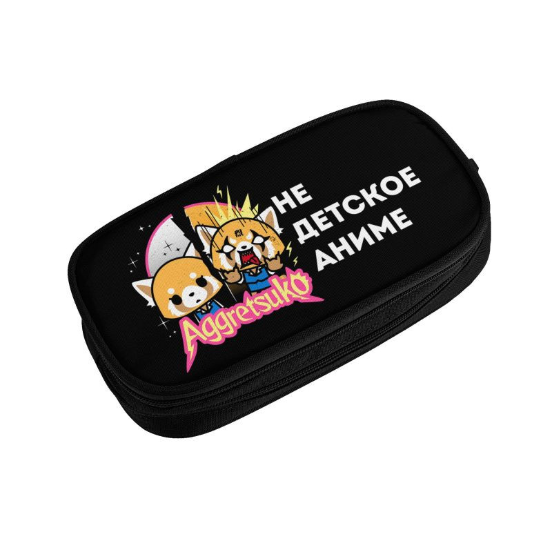 Aggretsuko Fenneko Korejske pernice Djevojčica Dječak Veliki kapacitet Japan Anime Agresivna Retsuko Pernica Studenti Pribor