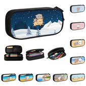 Mochi Cat Peach And Goma Kawaii Pencil Case Boys Gilrs Μεγάλης χωρητικότητας Τσάντα μολυβιών Φοιτητικά χαρτικά