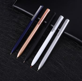 Μεταλλικό στυλό με επαναπλήρωση για στυλό Xiaomi Metal Pens 0,5mm Μαύρο/Μπλε/Κόκκινο μελάνι Ομαλά περιστρεφόμενο χαμηλών τόνων Κομψό για επιχειρήσεις