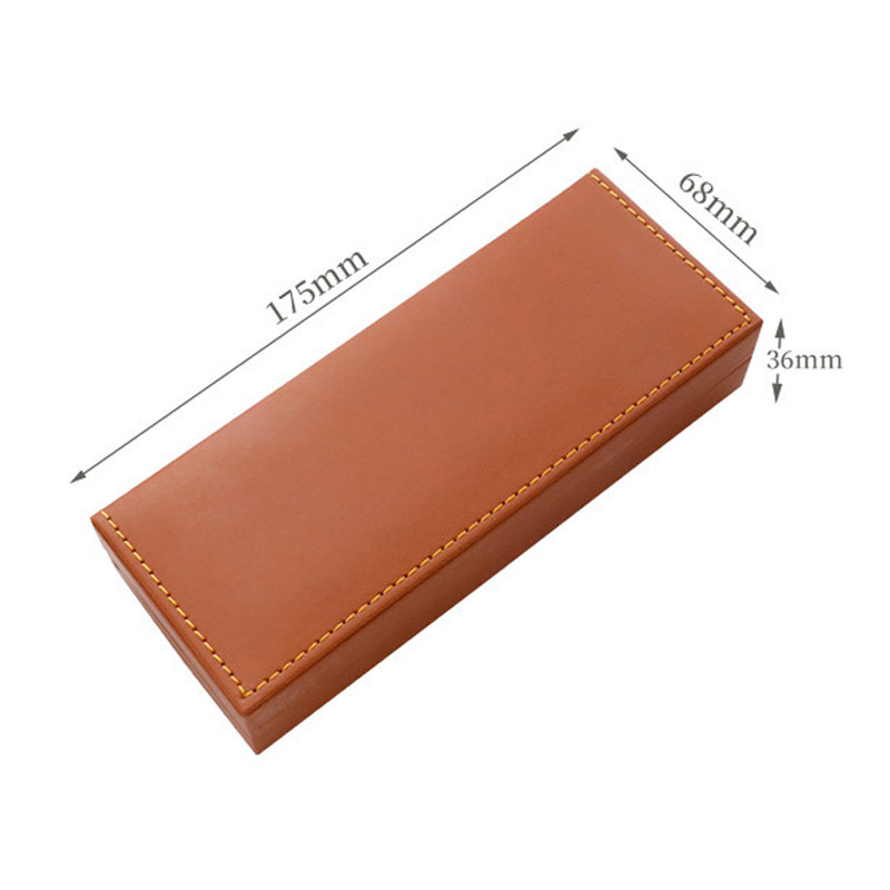 Visokokvalitetna PU kutija za nalivpera, luksuzna kutija za olovke, držač, kreativni poslovni darovi, suvenir, starinska kutija za olovke, školski uredski pribor