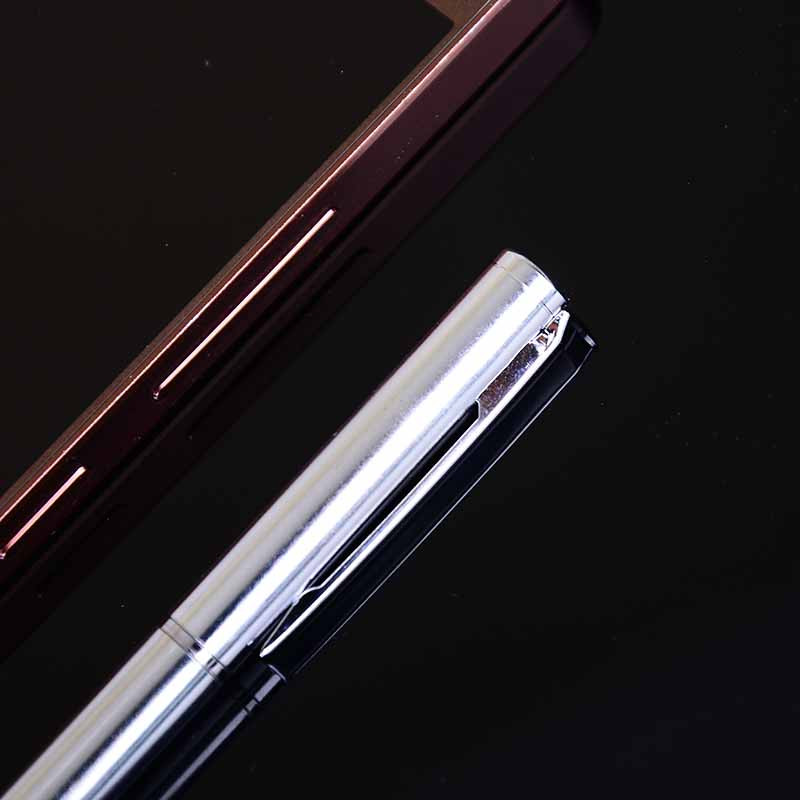 1 kom/lot prijenosna mini metalna kemijska olovka rotirajuća džepna kemijska olovka mala uljna kemijska olovka uredski materijal