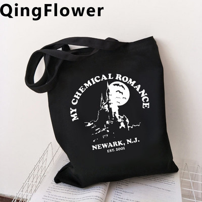 My Chemical Romance τσάντα αγορών οικολογική επαναχρησιμοποιήσιμη πάνινη τσάντα ανακύκλωσης μπόλσα επαναχρησιμοποιήσιμη δικτυωτή επαναχρησιμοποιήσιμη σειρά