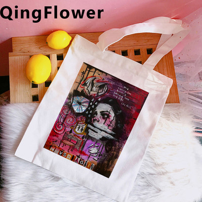 My Chemical Romance τσάντα αγορών οικολογική επαναχρησιμοποιήσιμη πάνινη τσάντα ανακύκλωσης μπόλσα επαναχρησιμοποιήσιμη δικτυωτή επαναχρησιμοποιήσιμη σειρά