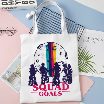 Stranger Things 4 genți de cumpărături pentru femei, de vară, Harajuku, geantă reutilizabilă, cu capacitate mare, geantă pentru cumpărături ecologice, pentru femei, livrare picătură