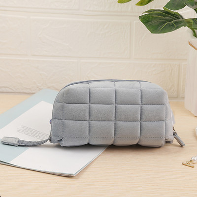 Kawaii plišana jastučnica pernica velikog kapaciteta tofu kocke oblika torbice pisaći pribor za djevojčice školarke pribor darovi