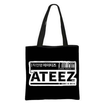 Κορεατική Kpop ATEEZ Τσάντες αγορών Fellowship Break The Wall Γυναικεία τσάντα μόδας Τσάντα Totes Επαναχρησιμοποιήσιμη Τσάντα Shopper Shopper