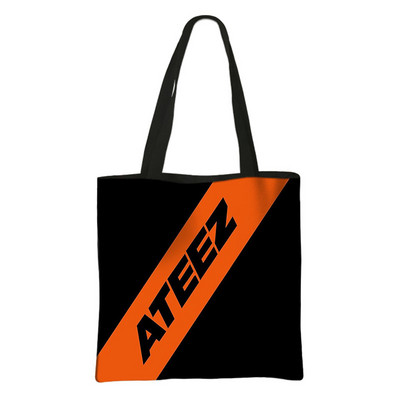 Korean Kpop ATEEZ Shopping Bags Fellowship Break The Wall Ženska ručna torba Modna velika torba Višekratna torba za kupovinu namirnica