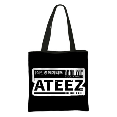 Korean Kpop ATEEZ Shopping Bags Fellowship Break The Wall Ženska ručna torba Modna velika torba Višekratna torba za kupovinu namirnica