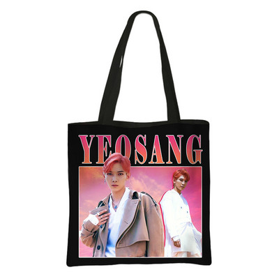 Korean Kpop ATEEZ Shopping Bags Fellowship Break The Wall Ženska ručna torba Modna velika torba Višekratna torba za kupovinu namirnica