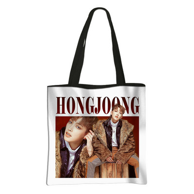 Korean Kpop ATEEZ Shopping Bags Fellowship Break The Wall Ženska ručna torba Modna velika torba Višekratna torba za kupovinu namirnica