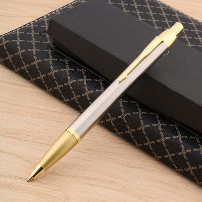 Υψηλής ποιότητας Μάρκα Y07 Πέννα μπαλόνι, μαύρο ματ από ανοξείδωτο ατσάλι Γραφική ύλη Σχολικά είδη γραφείου χρυσό στυλό Νέο