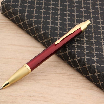 Υψηλής ποιότητας Μάρκα Y07 Πέννα μπαλόνι, μαύρο ματ από ανοξείδωτο ατσάλι Γραφική ύλη Σχολικά είδη γραφείου χρυσό στυλό Νέο