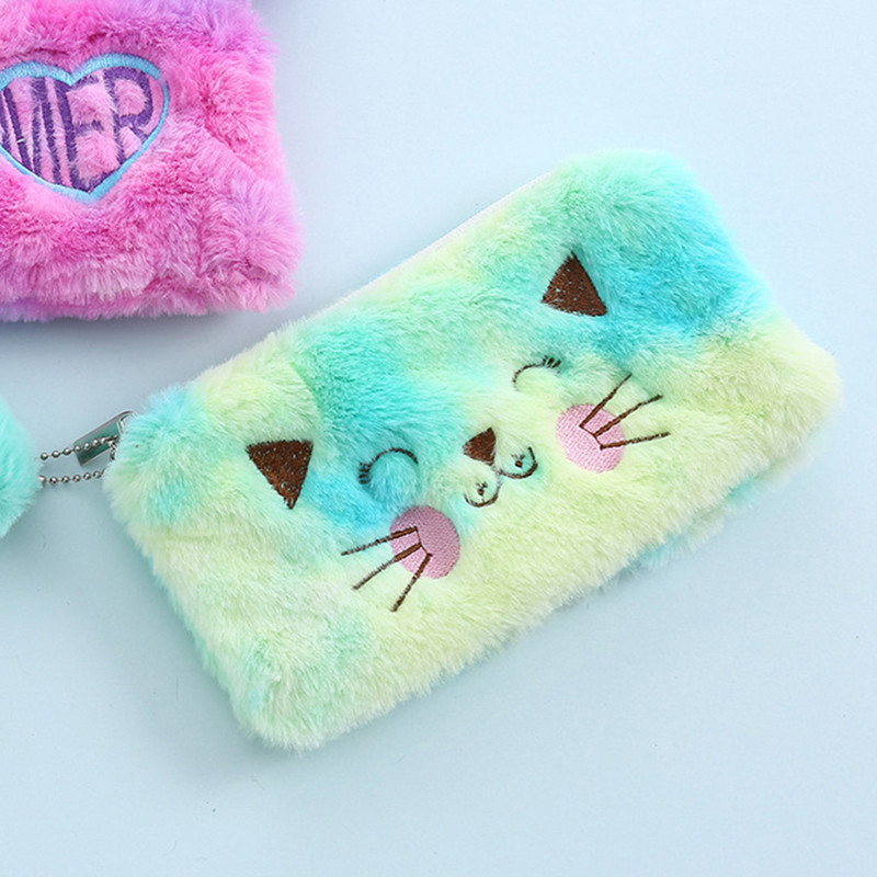 Pehme pliiatsitottide kool tüdrukutele poistele kassett Armas kass Kawaii silmad armastus pliiatsiümbris Korea pliiatsikott suur pliiatsikott kirjatarbed