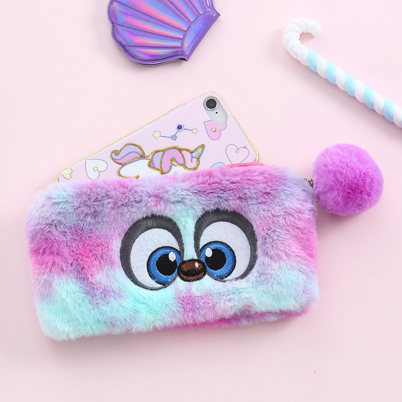 Pehme pliiatsitottide kool tüdrukutele poistele kassett Armas kass Kawaii silmad armastus pliiatsiümbris Korea pliiatsikott suur pliiatsikott kirjatarbed