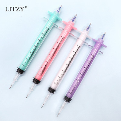 4Pcs/Set Olovka Školska simpatična medicinska sestra Olovka Kemijska olovka s crnom tintom za pisanje za studente Uredski pribor