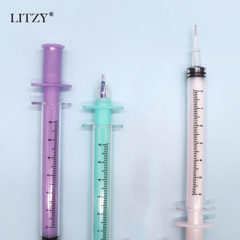 4Pcs/Set Olovka Školska simpatična medicinska sestra Olovka Kemijska olovka s crnom tintom za pisanje za studente Uredski pribor