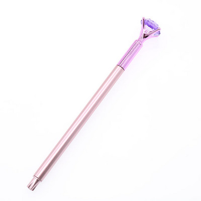 1 buc. stilou gel cu cap de diamant de culoare nouă, pentru studenți coreeni, articole de papetărie creative, stilou din plastic, umplutură albastră, articole de papetărie pentru cadou pentru studenți