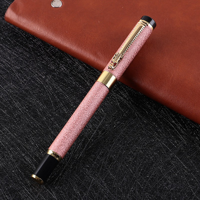 Luksuzna poslovna uredska olovka za znakove Šuplje metalne kemijske olovke Studentsko pisanje Školski roler Pribor za pisanje 03750
