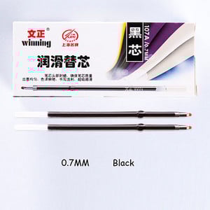 50 kom/paket Punjenje za kemijsku olovku 0,7 mm Crno Crvena Plava Tinta Caneta Olovka za pisanje Uredski pribor Escolar visokokvalitetna rolo olovka