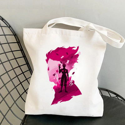 Killua Hisoka Bolso Shopper Tote Bag Hunter X Hunter Shopping Bag Višekratna torba za recikliranje namirnica Hxh Jute Net Women Sacola Grab