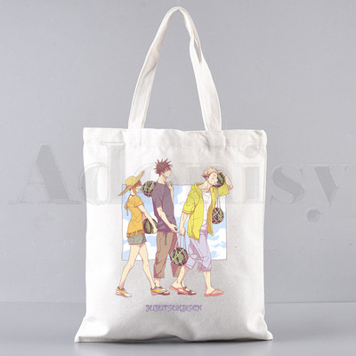 Gojo Satoru Jujutsu Kaisen Cartoon Hip Hop Ručne torbe Torbe na rame Ležerna kupnja Ženska torba Elegantna platnena torba