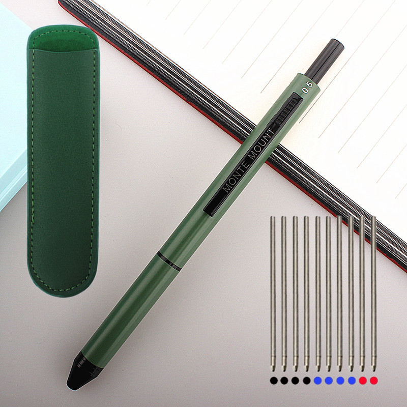 Nova tehnologija Senzor gravitacije 4 u 1 višebojna kemijska olovka Metalna višenamjenska olovka 3-bojni uložak za kemijsku olovku i olovka za olovku