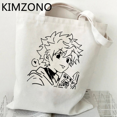 Hunter x Hunter Hisoka geantă de cumpărături bolsa de cumpărături geantă de reciclare geantă de bumbac boodschappentas iuta țesute sac toile reutilizabile
