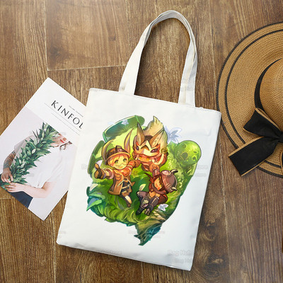 Made In Abyss Ulzzang Shopper Τσάντα εκτύπωσης καμβάς Nanachi Riko Γιαπωνέζικο Manga Tote Τσάντες Γυναικείες τσάντες Τσάντες ώμου Harajuku