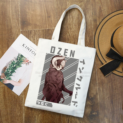Made In Abyss Ulzzang Shopper Τσάντα εκτύπωσης καμβάς Nanachi Riko Γιαπωνέζικο Manga Tote Τσάντες Γυναικείες τσάντες Τσάντες ώμου Harajuku