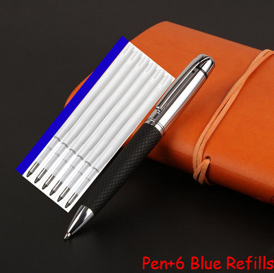 Novi dolazak iz 2023. Visokokvalitetna metalna kemijska olovka Poslovna muška PU kožna poklon olovka za pisanje Kupi 2 Pošalji poklon